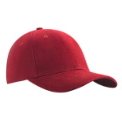 Peaked cap 6-panels with metal clip